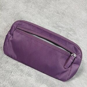 eBags Toiletry Pouch Small Compact Bag Purple Plum Nylon Travel